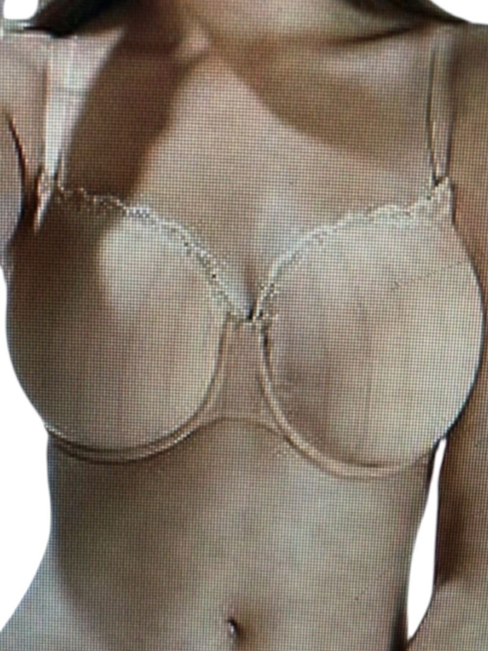 Panche #6071 Super Bra Viva Molded T-Shirt Bra Nude 34FF(H)